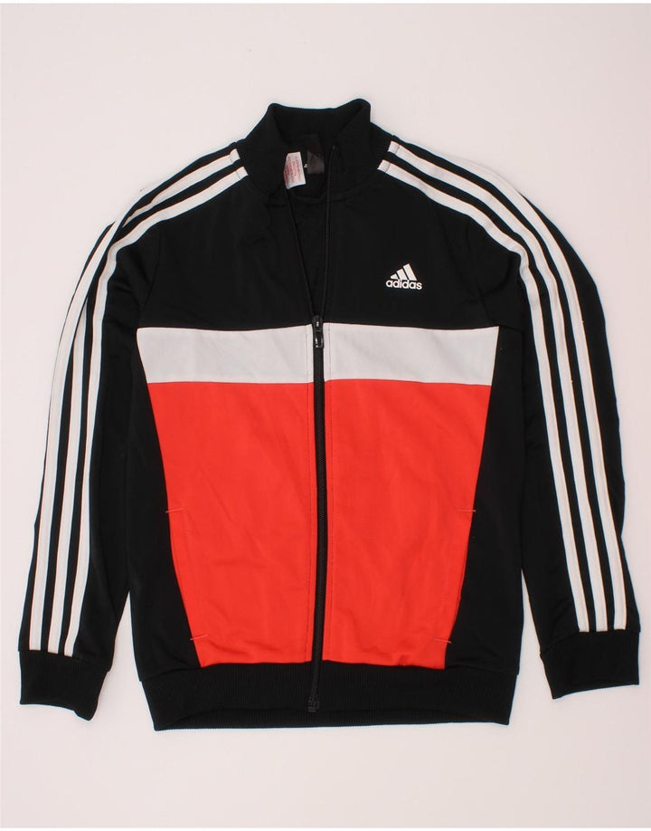 Adidas Træningsdragt Topjakke til drenge 9-10 år Sort Colourblock Polyester
