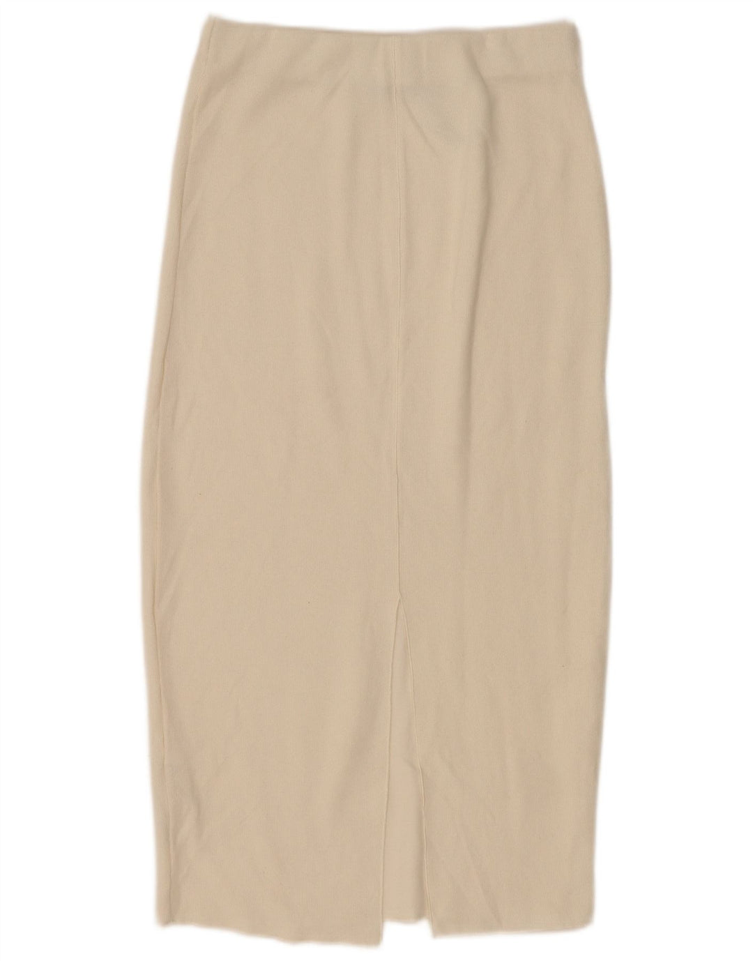 Zara Midi-nederdel til kvinder, lille W26 Off White Bomuld