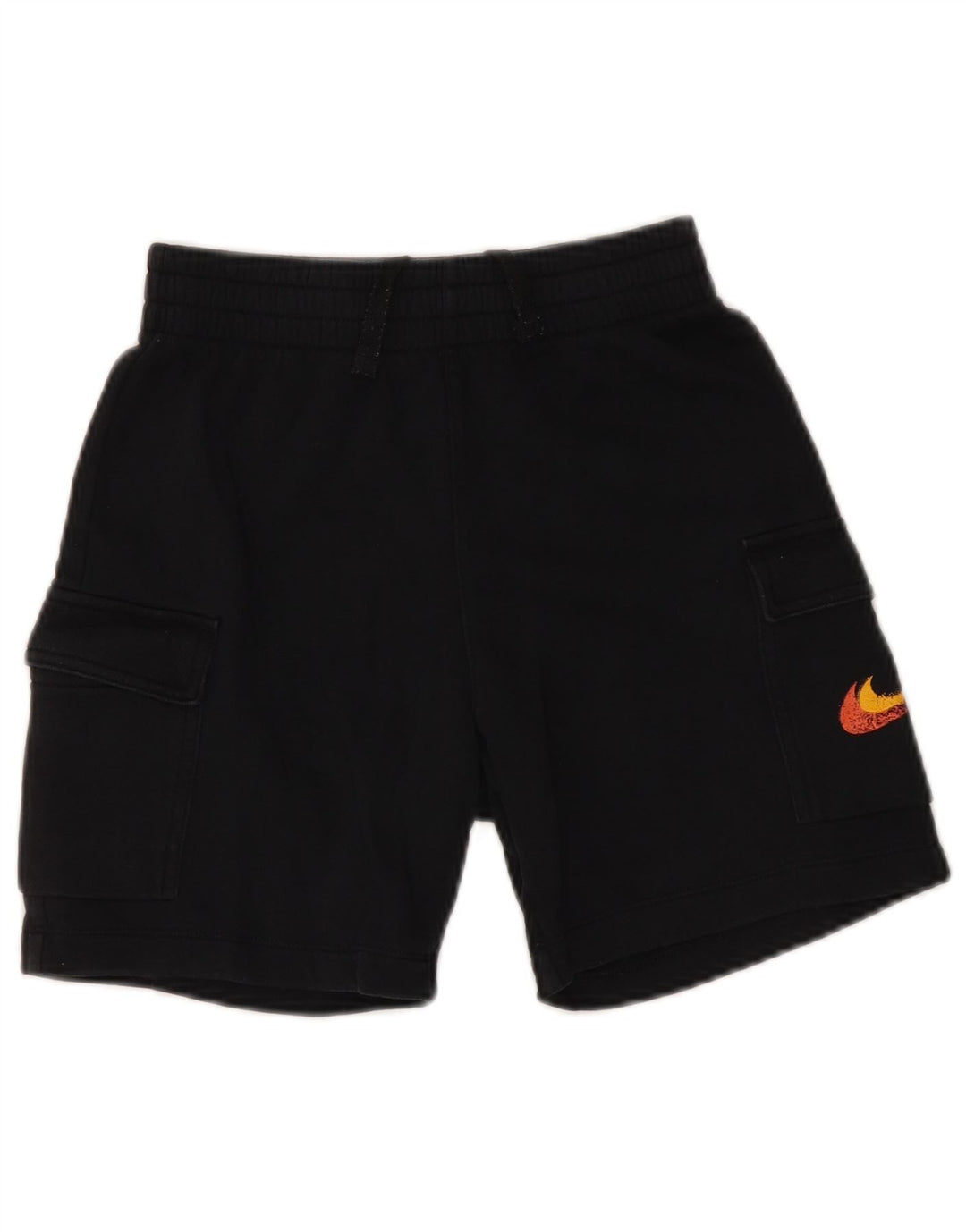 NIKE Sportsshorts til drenge 10-11 år Medium sort bomuld