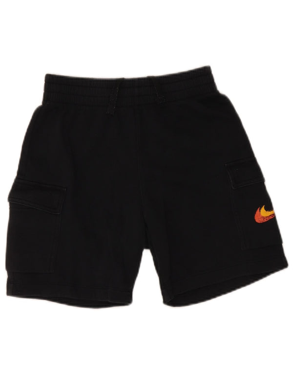 NIKE Sportsshorts til drenge 10-11 år Medium sort bomuld