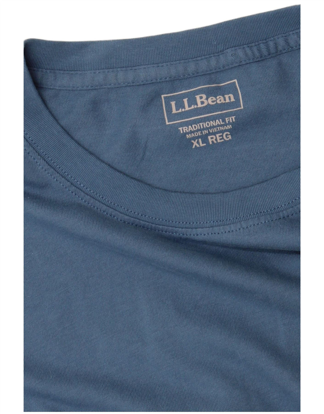 L.L.BEAN Herre Traditional Fit Top Langærmet XL Blå