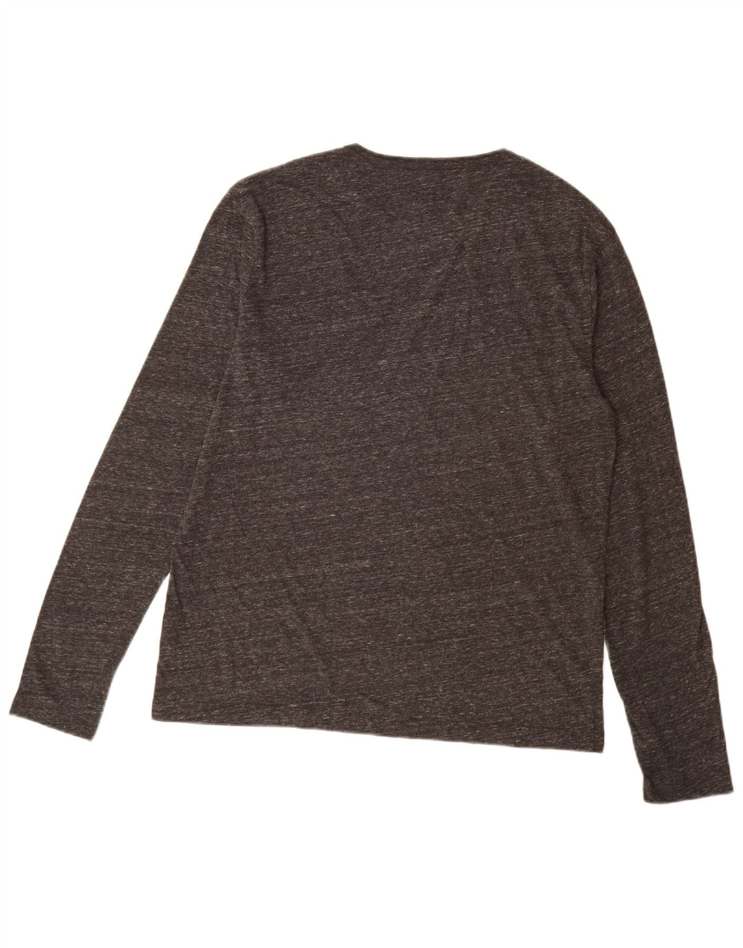 Jack Wills Herre Top Langærmet Medium Grey Flecked Bomuld