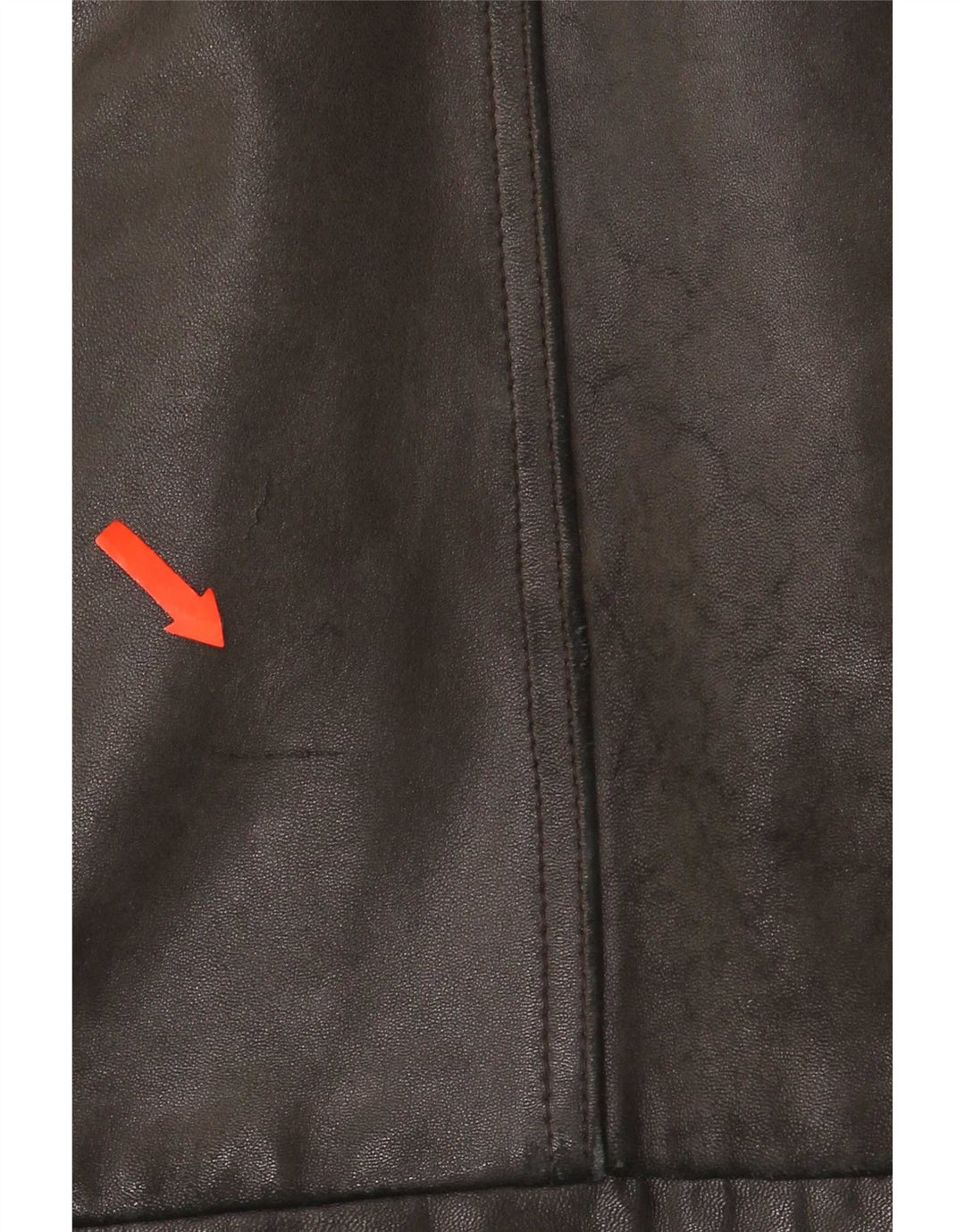 Itallo Herre Læderjakke UK 40 Large Sort