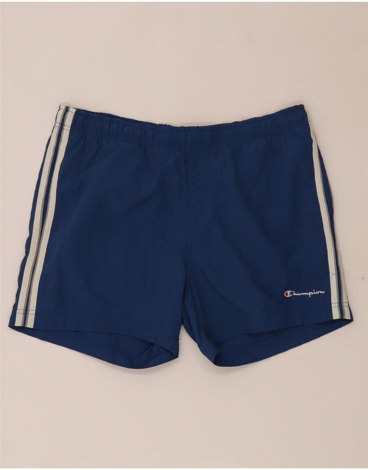 CHAMPION Badeshorts til mænd store blå polyamid