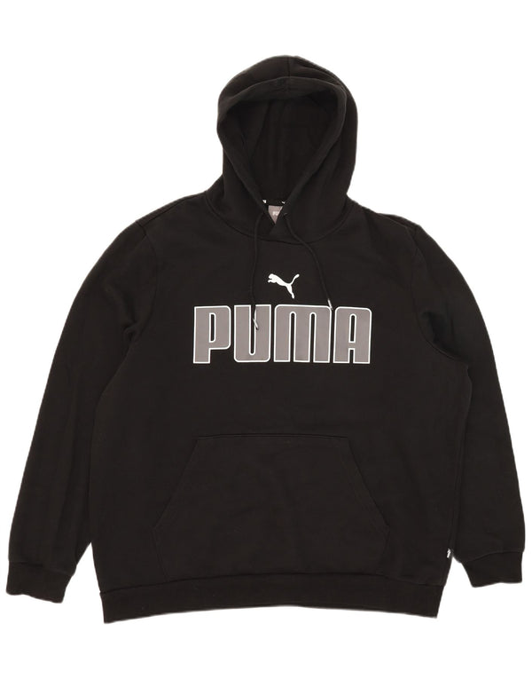 Puma Grafisk hættetrøje til mænd XL sort bomuld