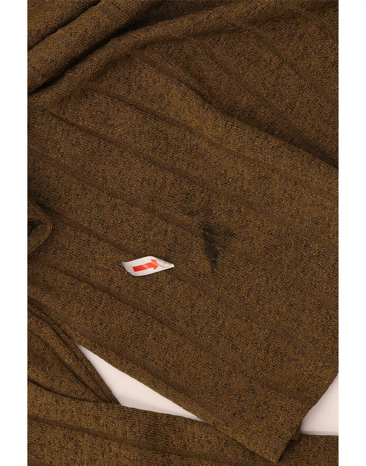 Marks & Spencer Dametop Langærmet UK 12 Medium Khaki Polyester