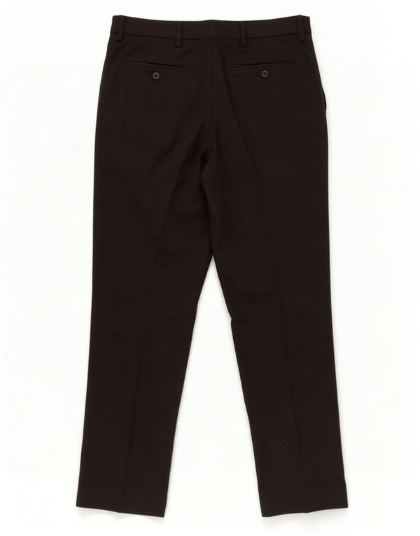 Marks & Spencer Dame Slim Fit Casual Bukser W34 L29 Sort Polyester
