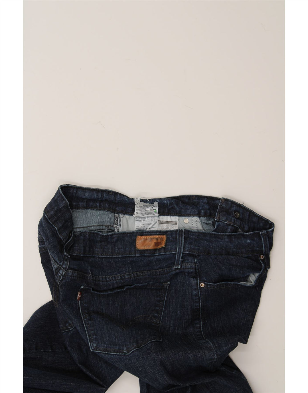 LEVI'S Womens Legging Jeans W33 L32 Navy Blue Cotton Vintage Levi's and Second-Hand Levi's from Messina Hembry 