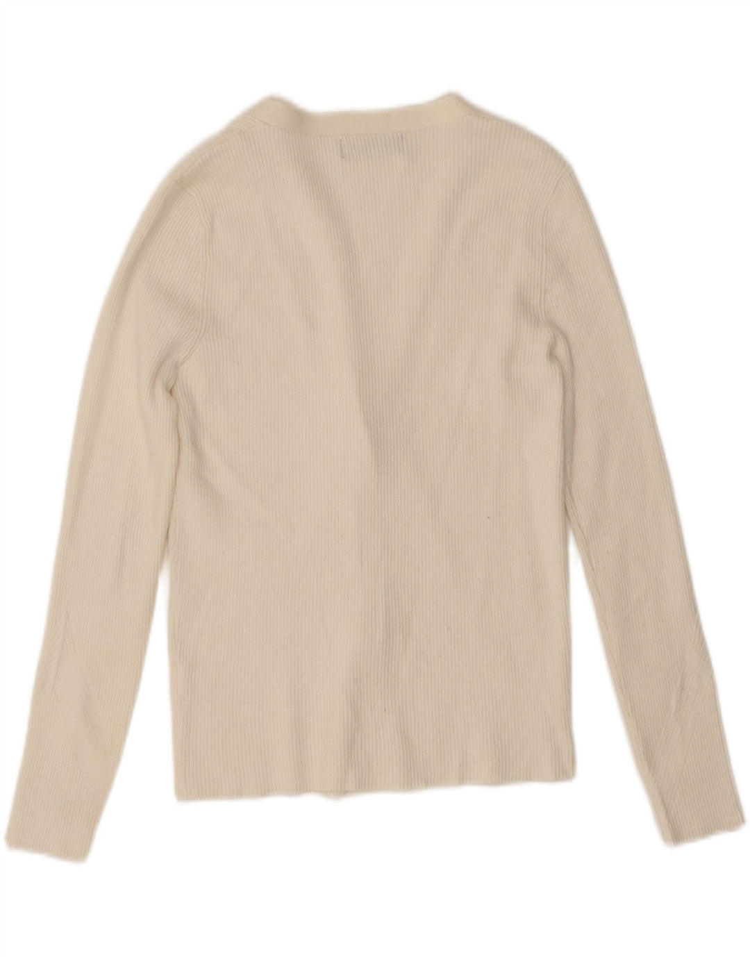 Marks & Spencer Dame Cardigan Sweater UK 14 Medium White