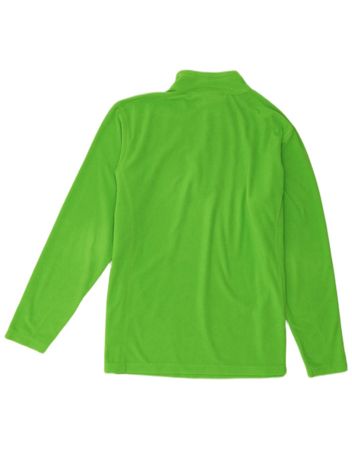 Columbia herre lynlås hals fleece jumper stor grøn polyester