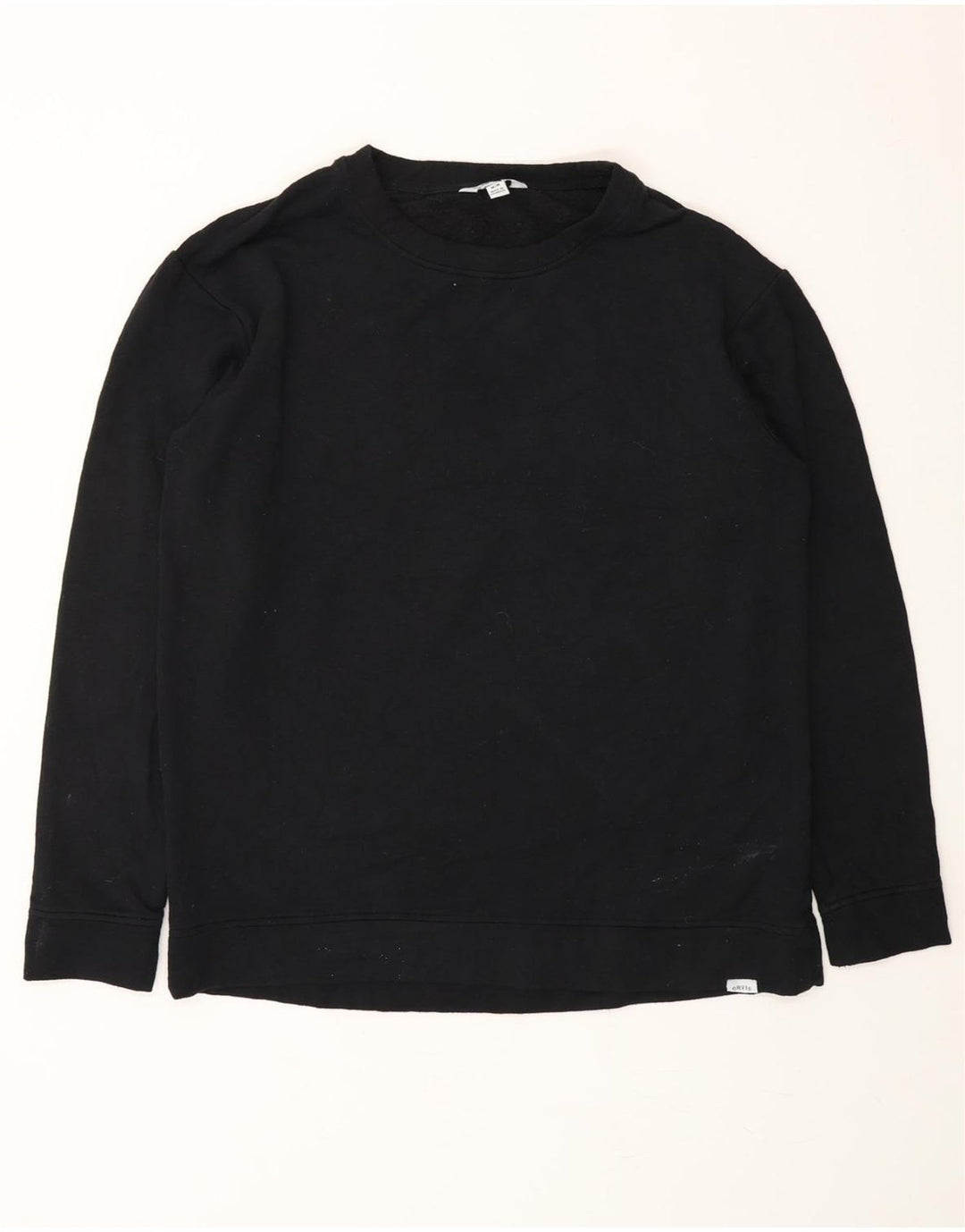 ORVIS Mens Sweatshirt Jumper Medium Black Modal Vintage Orvis and Second-Hand Orvis from Messina Hembry 