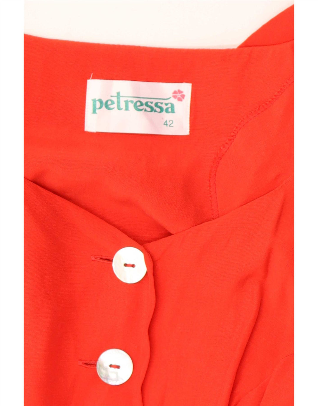 Petressa Dame Kortærmet Maxikjole IT 42 Medium Orange