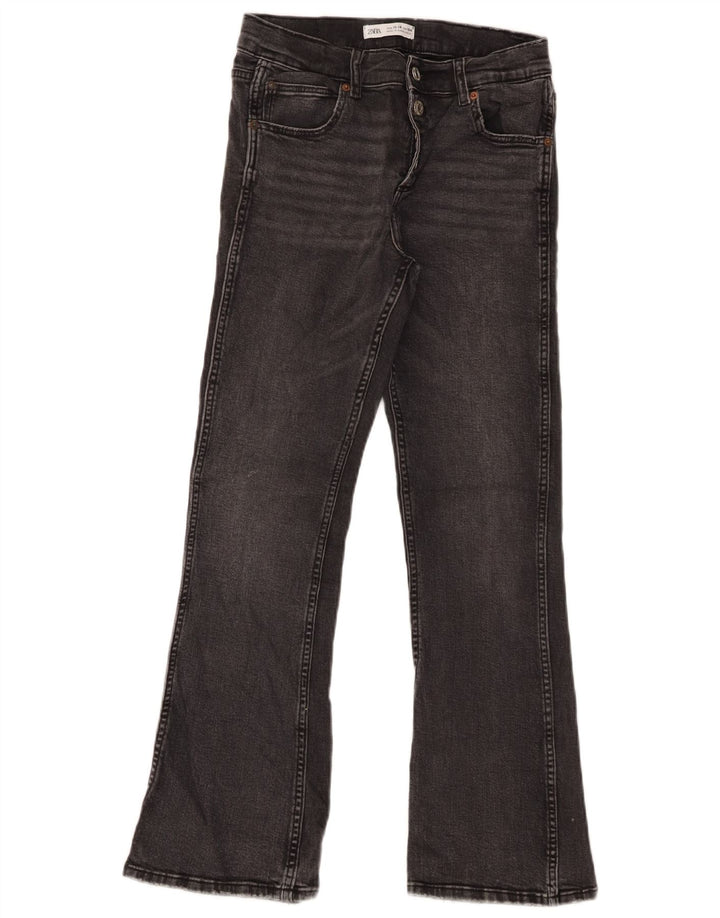 Zara Girls Bootcut Jeans 13-14 år W28 L27 Grå