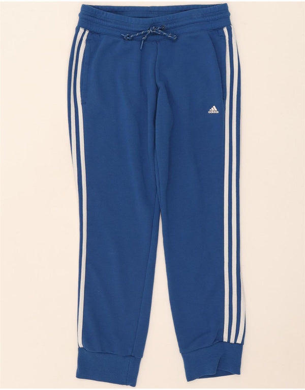 Adidas Womens Climalite træningsdragt Bukser Joggers UK 12/14 Medium Blue