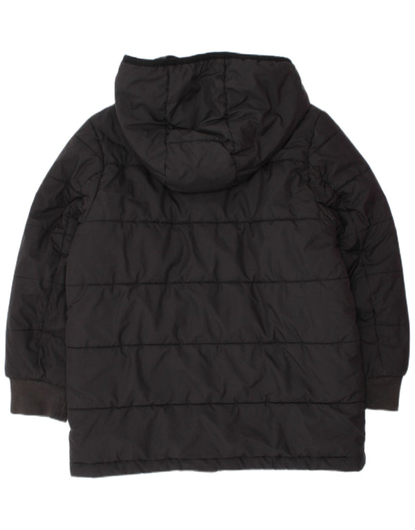 ADIDAS Girls Primegreen, polstret hættejakke 6-7 år sort polyester