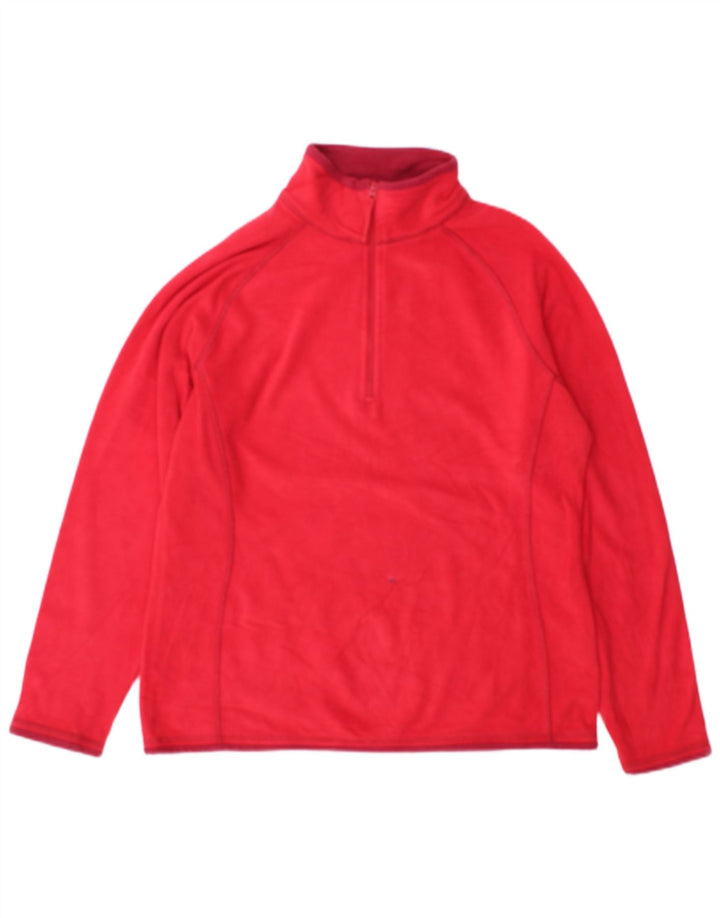 Mountain Warehouse Dame Fleece Jumper med lynlås DK 14 Stor rød polyester