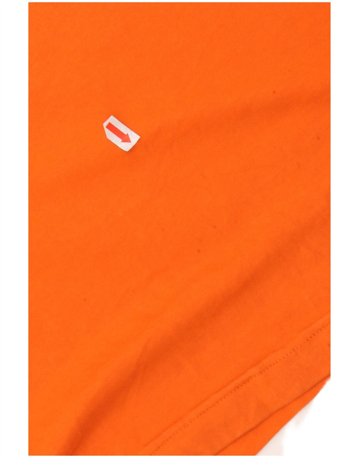 ADIDAS drenge grafisk t-shirt top 13-14 år orange bomuld