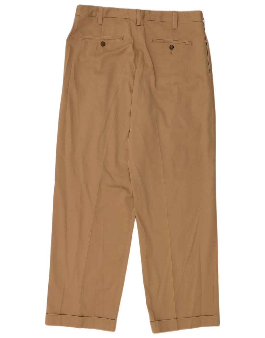 EDDIE BAUER Herre Classic Fit Pegged Chino Bukser W36 L32 Beige Bomuld