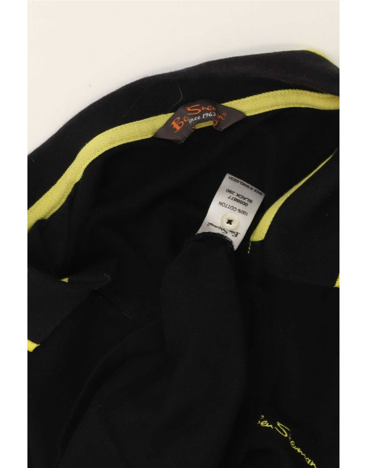 Ben Sherman herre poloshirt Medium sort bomuld