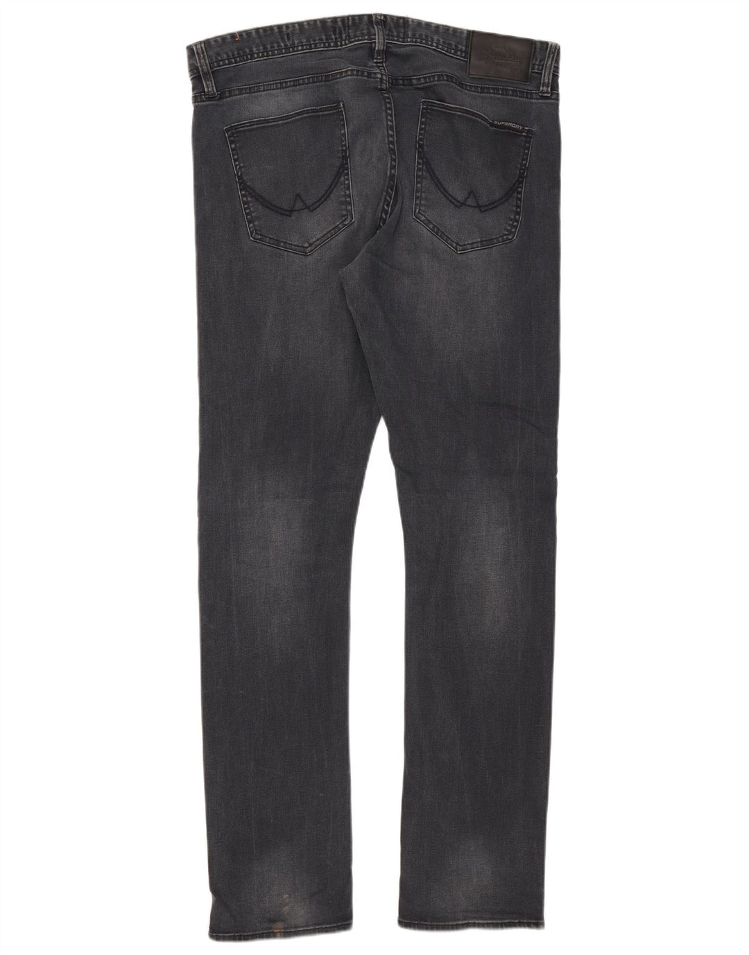 Superdry Herre Corporal Slim Jeans W34 L32 Marineblå Bomuld