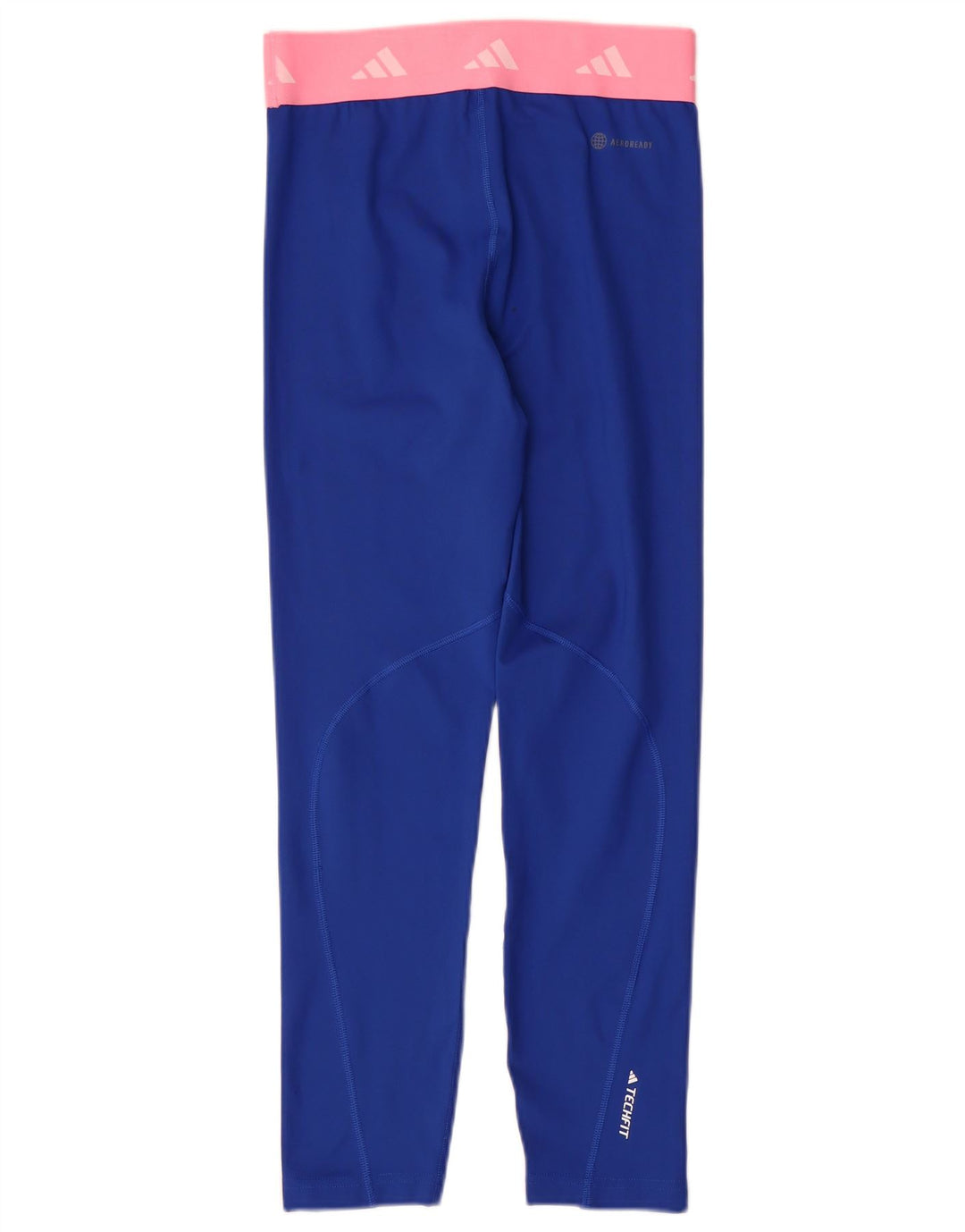 Adidas Girls Tech Fit Grafiske Leggings 13-14 år Blue Colourblock
