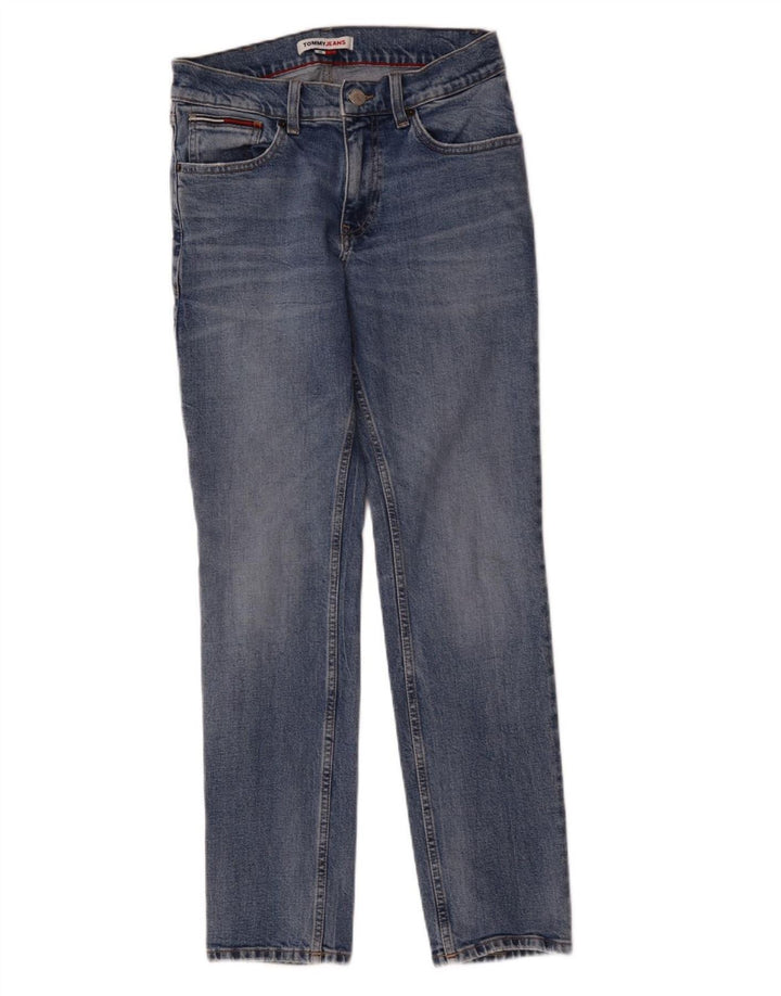 TOMMY HILFIGER Slim Jeans til kvinder W28 L30 Blå Bomuld