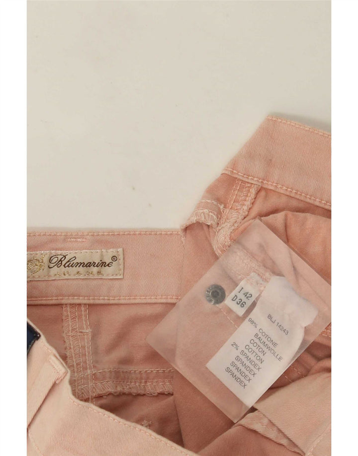 Blumarine Dame Denim Nederdel IT 42 Medium W30 Pink Bomuld