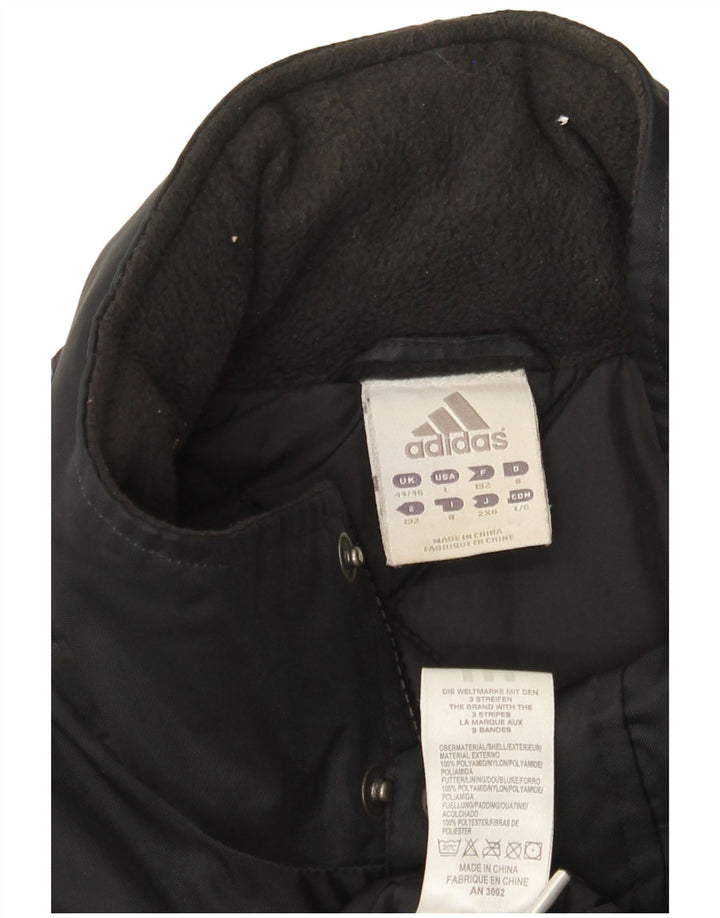 Adidas Herre Windbreaker Jacket UK 44/46 Large Black Polyamide