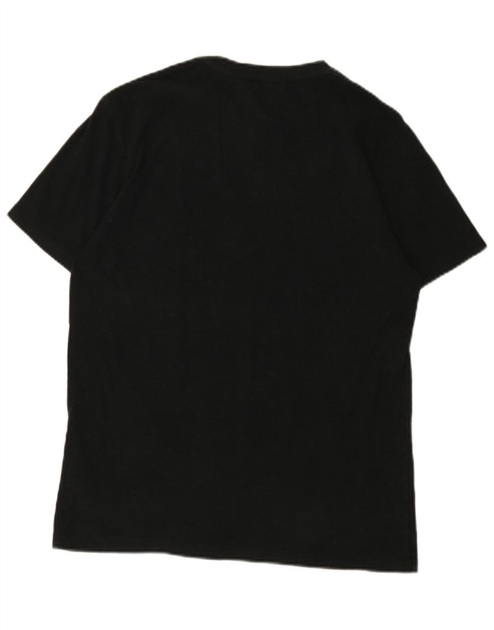 All Saints Herre T-Shirt Top Medium Sort Bomuld