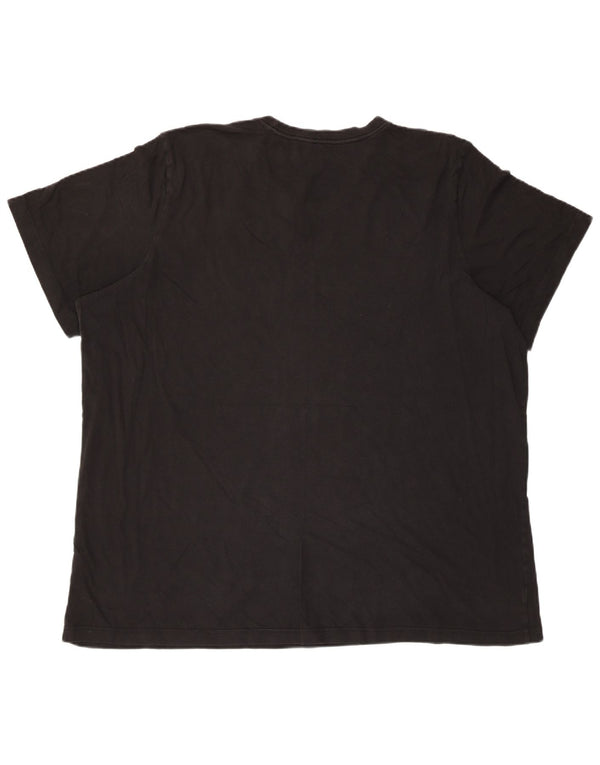 Adidas Grafisk T-shirt top til mænd 2XL sort bomuld