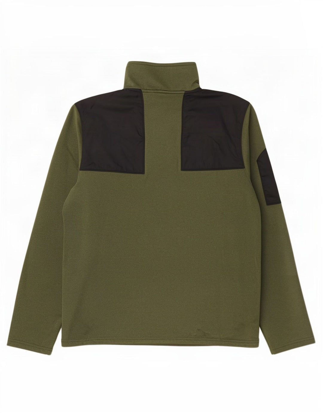 The North Face Herre Zip Neck Sweatshirt Jumper Small Khaki Colourblock