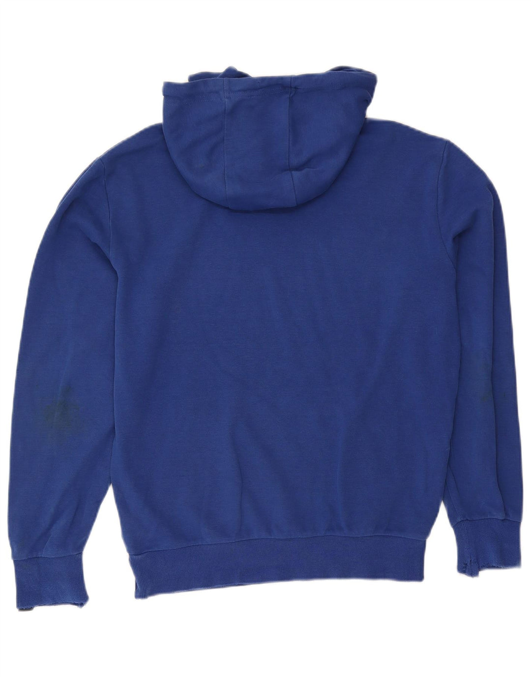 Ellesse Herre Grafisk Hoodie Jumper Medium Blå Bomuld