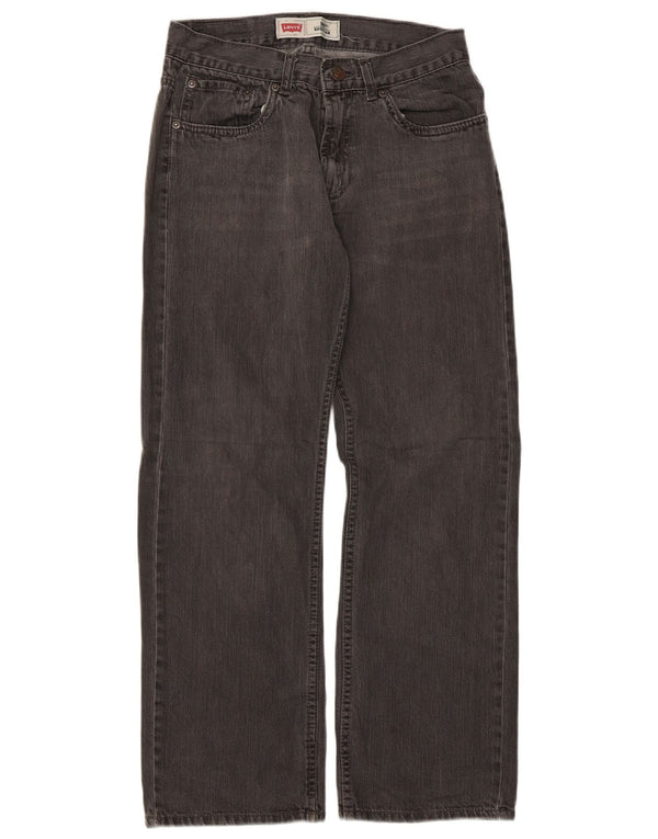 Levi's Boys 505 lige jeans 15-16 år W28 L28 Grå bomuld