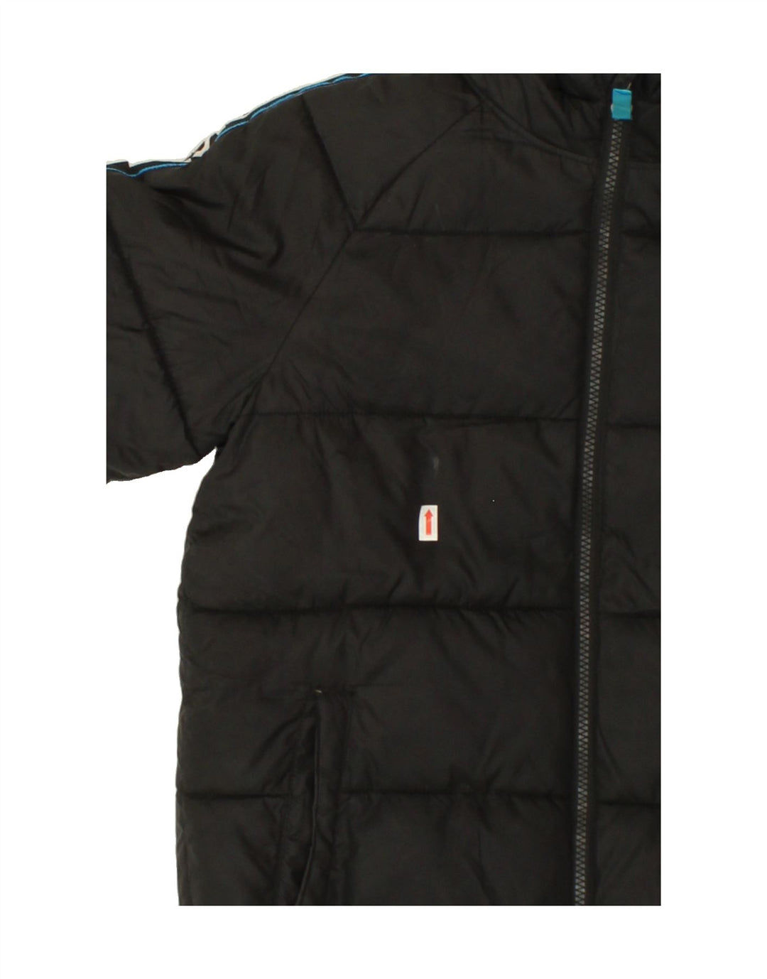 LEVI'S Boys Hooded Padded Jacket 11-12 Years Black Polyester Vintage Levi's and Second-Hand Levi's from Messina Hembry 