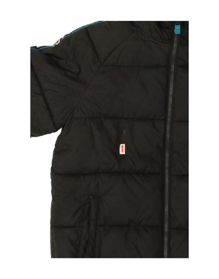 LEVI'S Boys Hooded Padded Jacket 11-12 Years Black Polyester Vintage Levi's and Second-Hand Levi's from Messina Hembry 