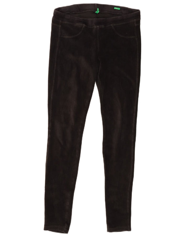 Benetton Dame Skinny Corduroy Bukser Large W32 L29 Grå Bomuld