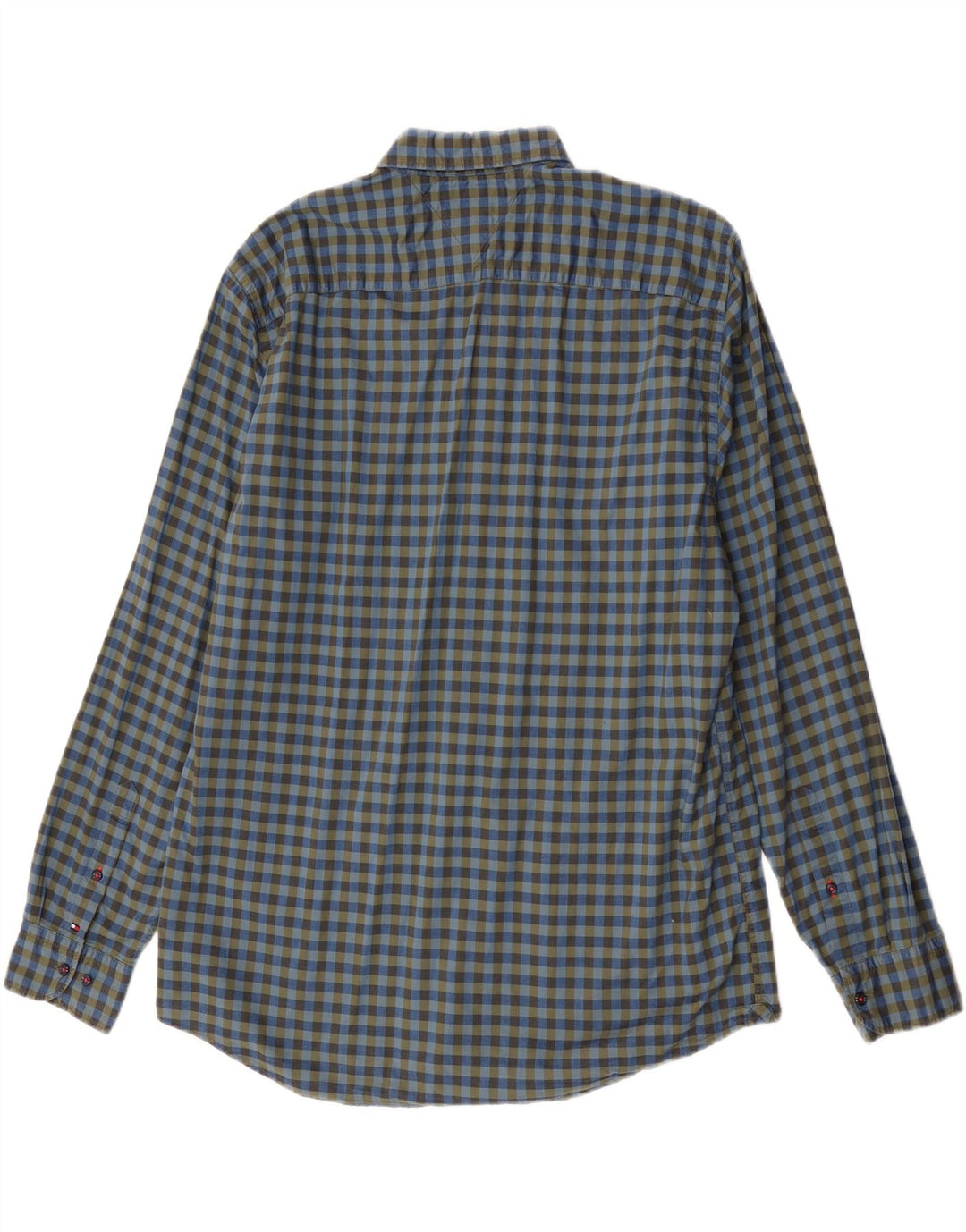 Tommy Hilfiger Herreskjorte XL Blå Gingham Bomuld