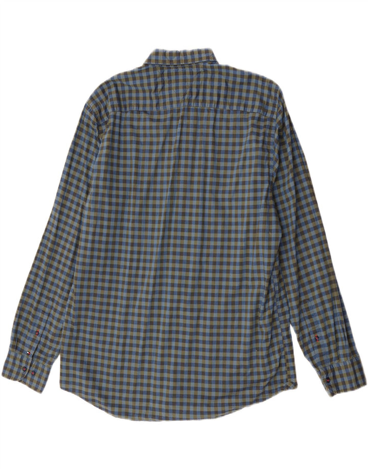 Tommy Hilfiger Herreskjorte XL Blå Gingham Bomuld