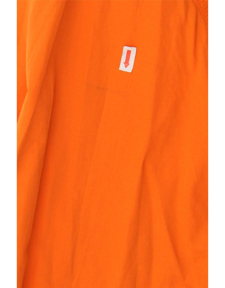 CARRERA Mens Graphic Hooded Bomber Jacket UK 36 Small Orange Cotton Vintage Carrera and Second-Hand Carrera from Messina Hembry 
