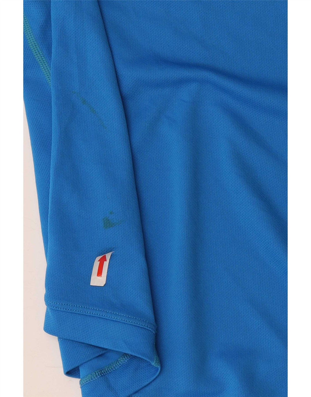 Nike Dri Fit T-shirt top mellemblå polyester til mænd