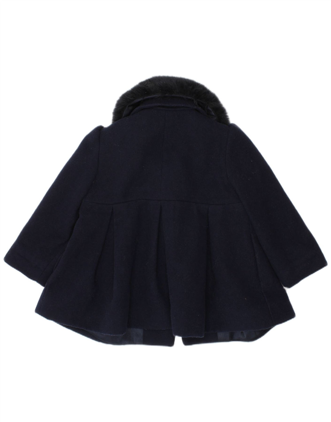 MONSOON Baby Girls Overfrakke 12-18 måneder Navy Blue Polyester
