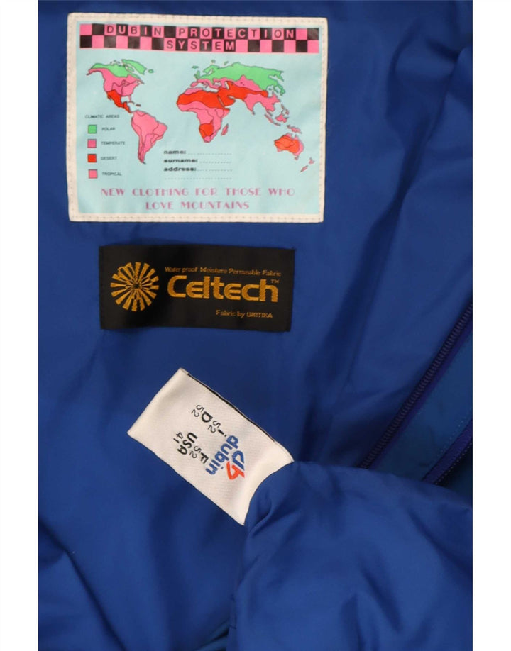 Dubin Skijakke med hætte til mænd IT 52 XL Blå Colourblock Polyester