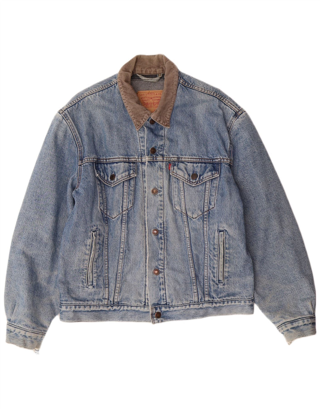 LEVI'S Denimjakke til mænd UK 40 Large Blue