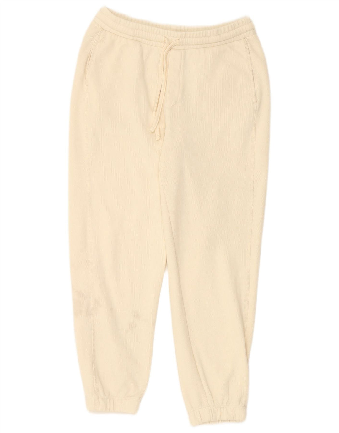 ZARA Womens Tracksuit Trousers Joggers UK 14 Large  Beige