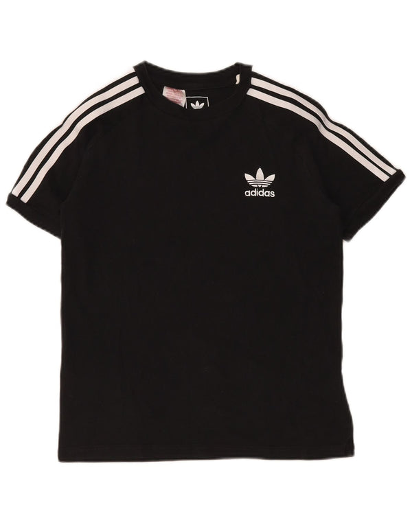 ADIDAS T-shirt til drenge 11-12 år Sort bomuld