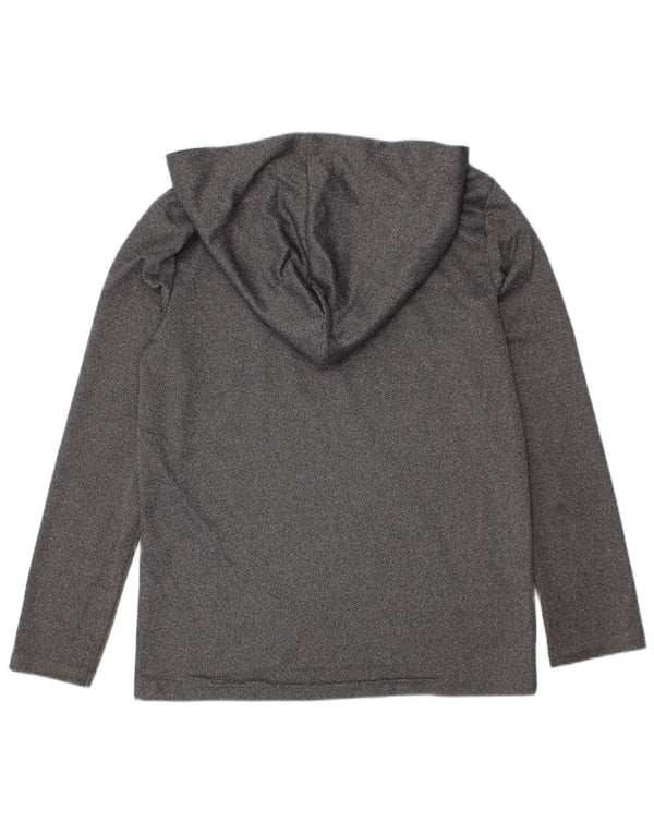 Puma Boys Grafisk Top Langærmet 5-6 år XS Grå Flecked