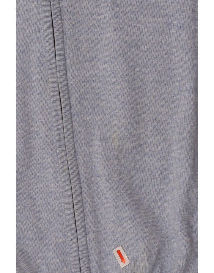 LEVI'S Dame Cardigan Sweater UK 10 Lille Blå Bomuld