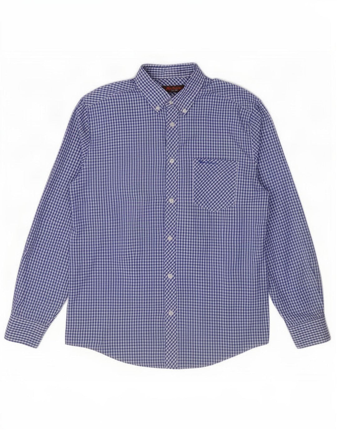 Ben Sherman Herreskjorte Medium Blue Gingham Cotton