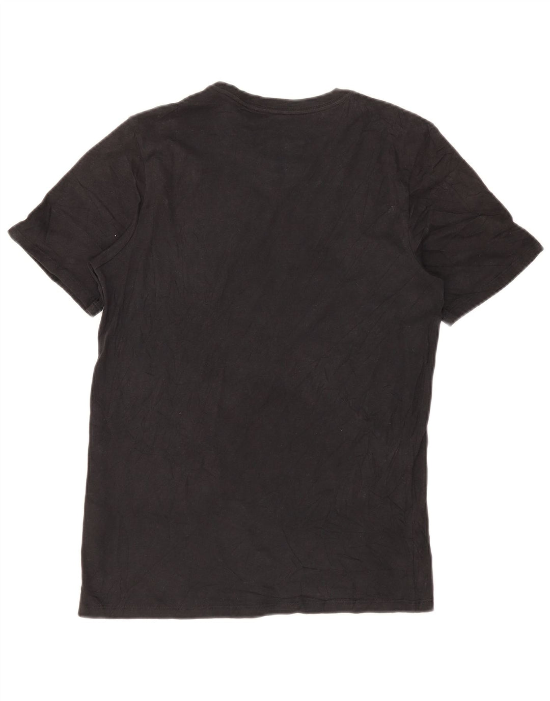NIKE T-shirt top i atletisk snit til mænd, lille sort bomuld