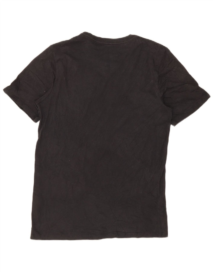NIKE T-shirt top i atletisk snit til mænd, lille sort bomuld
